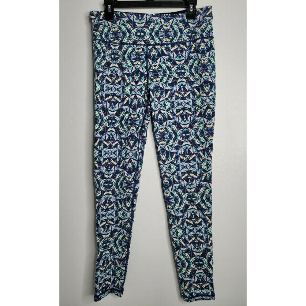 VSX‎ Knockout By Victoria Secret Sport Leggings Womens Large Blue Green